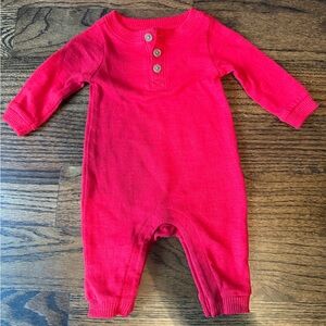 Old Navy Cherry Red Baby’s Bodysuit